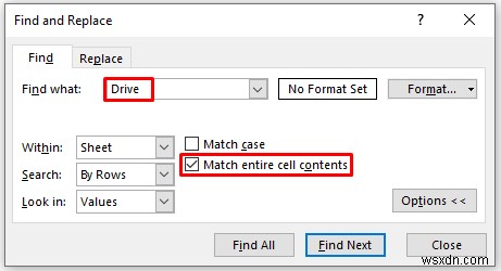 [แก้ไขแล้ว!] CTRL+F ไม่ทำงานใน Excel (5 แก้ไขแล้ว)