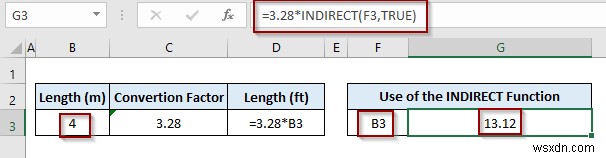 วิธีการแปลงข้อความเป็นสูตรโดยใช้ฟังก์ชันทางอ้อมใน Excel