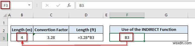 วิธีการแปลงข้อความเป็นสูตรโดยใช้ฟังก์ชันทางอ้อมใน Excel