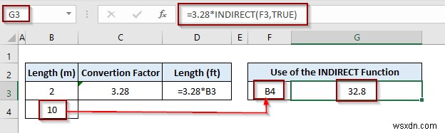 วิธีการแปลงข้อความเป็นสูตรโดยใช้ฟังก์ชันทางอ้อมใน Excel