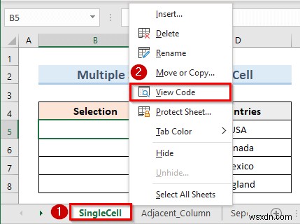 สร้างรายการตรวจสอบความถูกต้องของข้อมูลด้วยการเลือกหลายรายการใน Excel