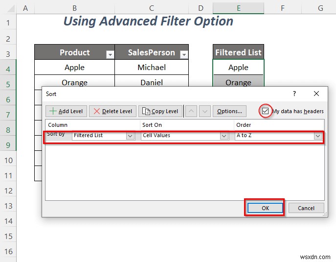 วิธีการคัดลอกรายการดรอปดาวน์ตัวกรองใน Excel (5 วิธี)