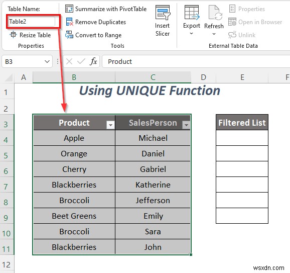 วิธีการคัดลอกรายการดรอปดาวน์ตัวกรองใน Excel (5 วิธี)