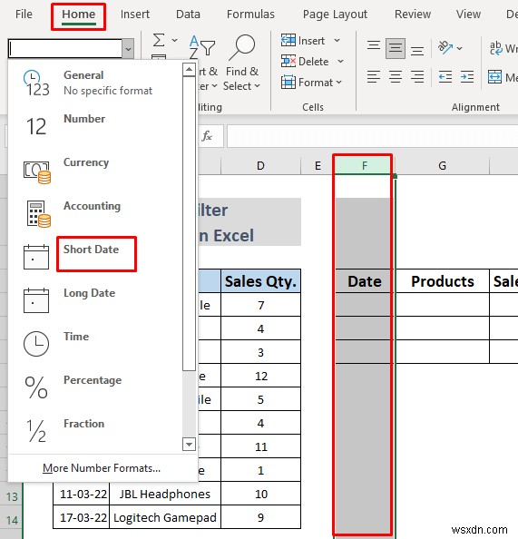 วิธีการกรองช่วงวันที่ใน Excel (5 วิธีง่ายๆ)