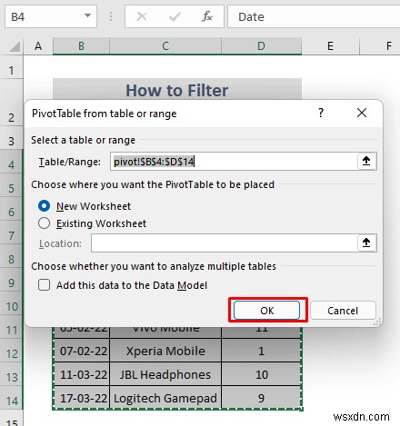 วิธีการกรองช่วงวันที่ใน Excel (5 วิธีง่ายๆ)