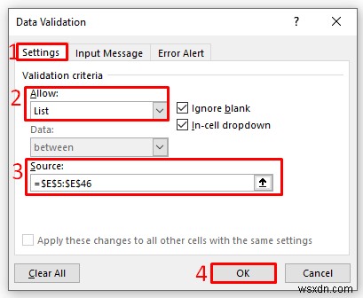 วิธีลบรายการที่ซ้ำกันออกจากรายการแบบเลื่อนลงใน Excel (4 วิธี)