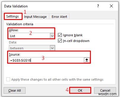 วิธีลบรายการที่ซ้ำกันออกจากรายการแบบเลื่อนลงใน Excel (4 วิธี)