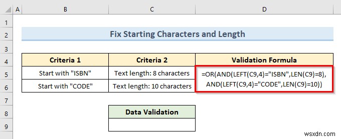 วิธีการใช้การตรวจสอบข้อมูลหลายรายการในเซลล์เดียวใน Excel (ตัวอย่าง 3 รายการ)