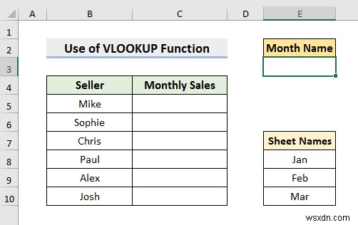 วิธีการเลือกจากเมนูดร็อปดาวน์และดึงข้อมูลจากชีตต่างๆ ใน ​​Excel