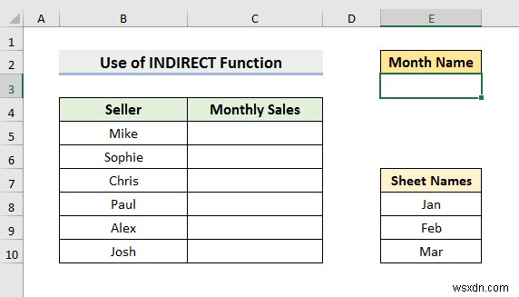 วิธีการเลือกจากเมนูดร็อปดาวน์และดึงข้อมูลจากชีตต่างๆ ใน ​​Excel