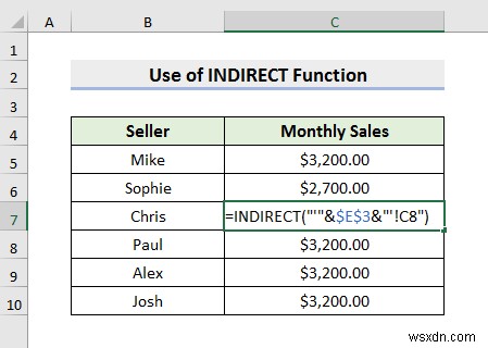 วิธีการเลือกจากเมนูดร็อปดาวน์และดึงข้อมูลจากชีตต่างๆ ใน ​​Excel