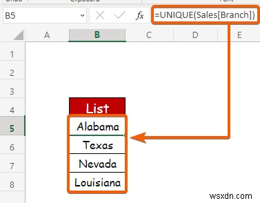 วิธีการดึงข้อมูลตามการเลือกรายการแบบหล่นลงใน Excel