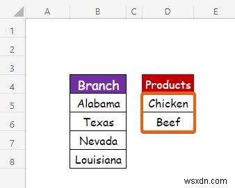 วิธีการดึงข้อมูลตามการเลือกรายการแบบหล่นลงใน Excel