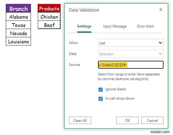 วิธีการดึงข้อมูลตามการเลือกรายการแบบหล่นลงใน Excel