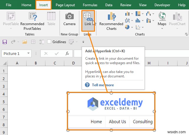 วิธีเชื่อมโยงรูปภาพกับค่าของเซลล์ใน Excel (4 วิธีด่วน)