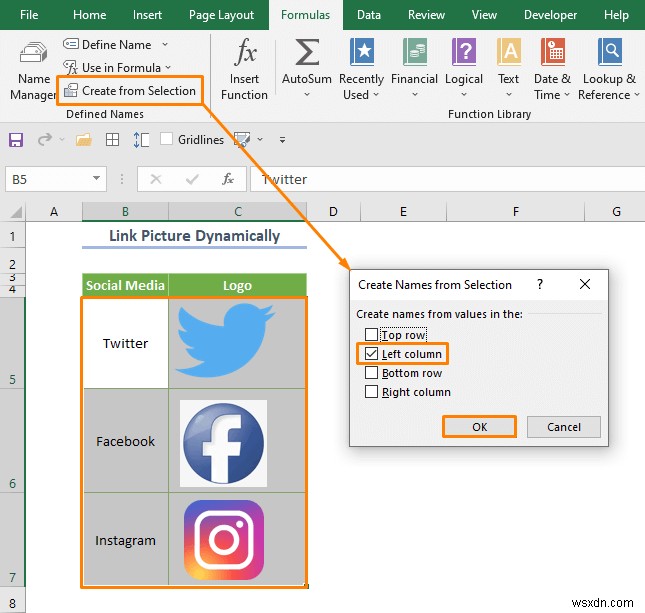 วิธีเชื่อมโยงรูปภาพกับค่าของเซลล์ใน Excel (4 วิธีด่วน)