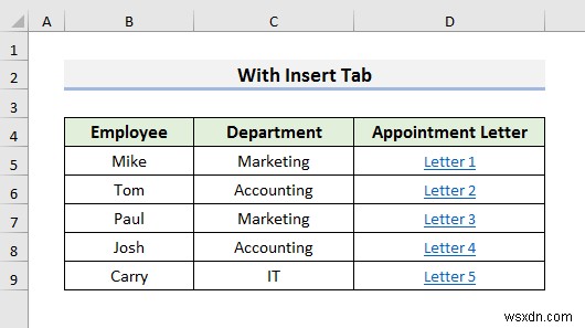 วิธีการไฮเปอร์ลิงก์ไฟล์ PDF หลายไฟล์ใน Excel (3 วิธี)