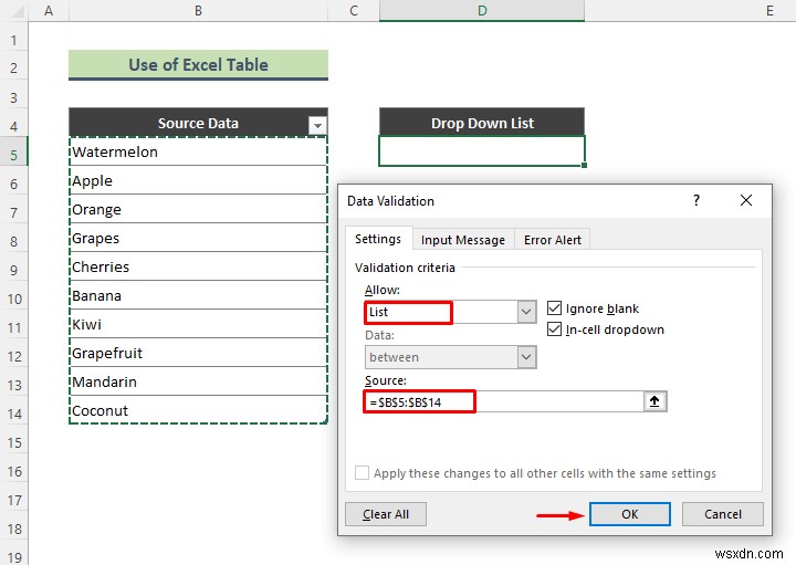 วิธีการเพิ่มตัวเลือกว่างลงในรายการแบบเลื่อนลงใน Excel (2 วิธี)