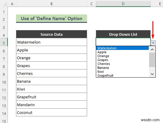 วิธีการเพิ่มตัวเลือกว่างลงในรายการแบบเลื่อนลงใน Excel (2 วิธี)