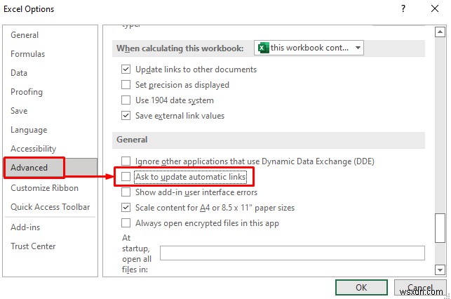 [แก้ไขแล้ว!]  เวิร์กบุ๊กนี้มีลิงก์ไปยังแหล่งข้อมูลอื่น  ข้อผิดพลาดใน Excel