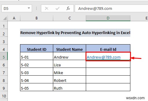 วิธีการลบไฮเปอร์ลิงก์อย่างถาวรใน Excel (4 วิธี)