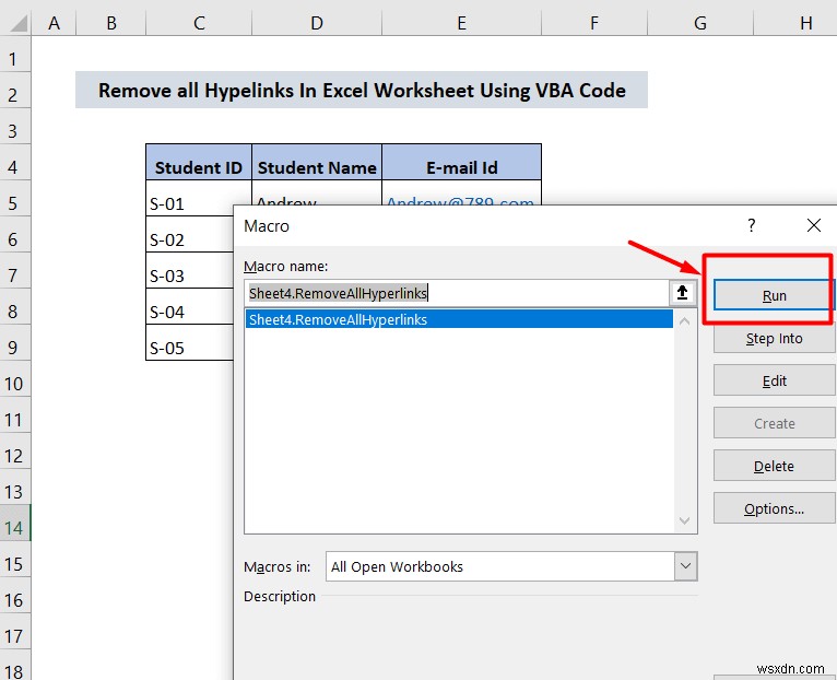 วิธีการลบไฮเปอร์ลิงก์อย่างถาวรใน Excel (4 วิธี)