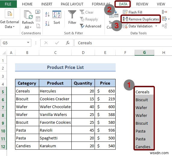 สร้างตัวกรอง Excel โดยใช้รายการแบบเลื่อนลงตามค่าของเซลล์