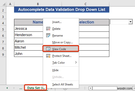 รายการตรวจสอบความถูกต้องของข้อมูลเติมอัตโนมัติใน Excel (2 วิธี)