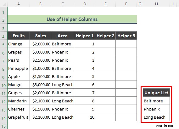 รายการตรวจสอบความถูกต้องของข้อมูล Excel พร้อมตัวกรอง (2 ตัวอย่าง)