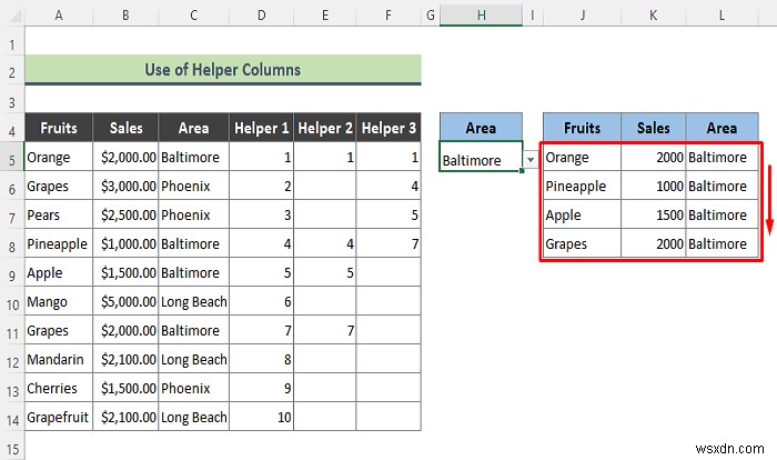 รายการตรวจสอบความถูกต้องของข้อมูล Excel พร้อมตัวกรอง (2 ตัวอย่าง)