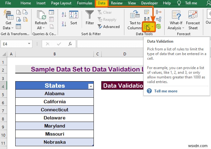 วิธีสร้างรายการตรวจสอบข้อมูลจากตารางใน Excel (3 วิธี)