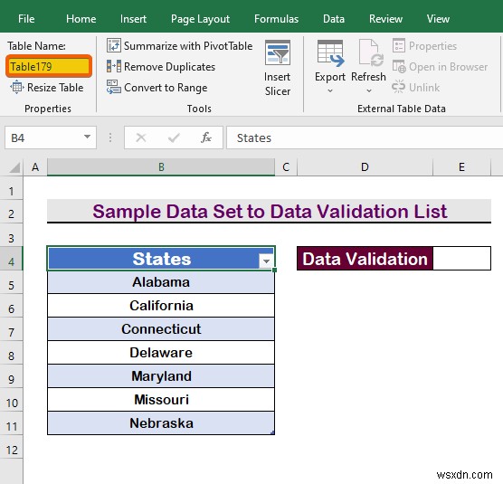 วิธีสร้างรายการตรวจสอบข้อมูลจากตารางใน Excel (3 วิธี)