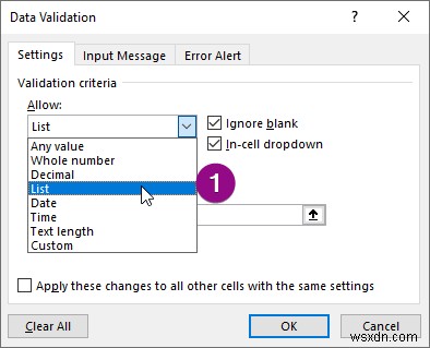 วิธีสร้างรายการตรวจสอบข้อมูลจากตารางใน Excel (3 วิธี)