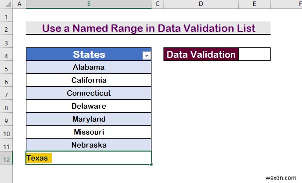 วิธีสร้างรายการตรวจสอบข้อมูลจากตารางใน Excel (3 วิธี)