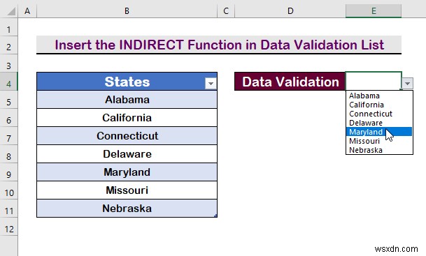 วิธีสร้างรายการตรวจสอบข้อมูลจากตารางใน Excel (3 วิธี)