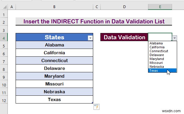 วิธีสร้างรายการตรวจสอบข้อมูลจากตารางใน Excel (3 วิธี)