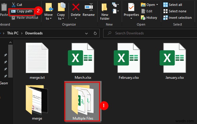 วิธีการรวมไฟล์ Excel เป็นไฟล์เดียวโดยใช้ CMD (4 ขั้นตอน)