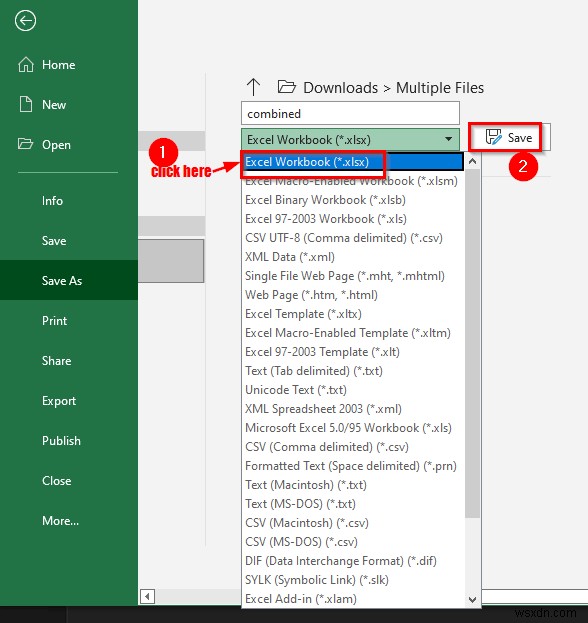 วิธีการรวมไฟล์ Excel เป็นไฟล์เดียวโดยใช้ CMD (4 ขั้นตอน)