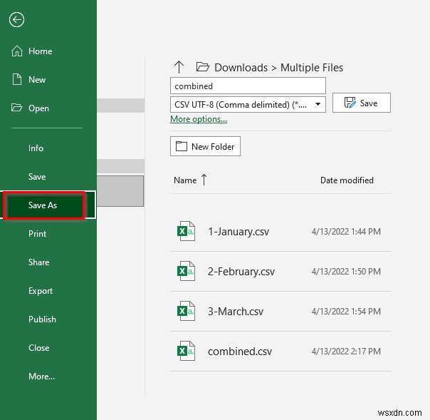 วิธีการรวมไฟล์ Excel เป็นไฟล์เดียวโดยใช้ CMD (4 ขั้นตอน)