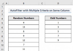 VBA เพื่อกรองอัตโนมัติพร้อมหลายเกณฑ์ในฟิลด์เดียวกันใน Excel (4 วิธี)