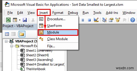 ตัวกรองอัตโนมัติ VBA:เรียงลำดับจากน้อยไปมาก (3 วิธี)