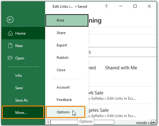 [แก้ไข:] แก้ไขลิงก์ใน Excel ไม่ทำงาน