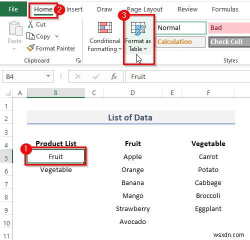 วิธีสร้างรายการแบบหล่นลงขึ้นอยู่กับคำหลายคำใน Excel 