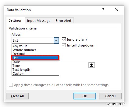 วิธีสร้างรายการแบบหล่นลงขึ้นอยู่กับคำหลายคำใน Excel 