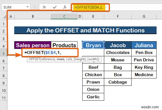 วิธีการเปลี่ยนรายการแบบหล่นลงตามค่าของเซลล์ใน Excel (2 วิธี) 