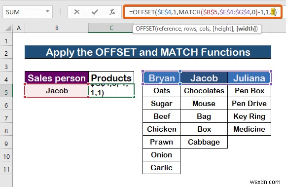 วิธีการเปลี่ยนรายการแบบหล่นลงตามค่าของเซลล์ใน Excel (2 วิธี) 