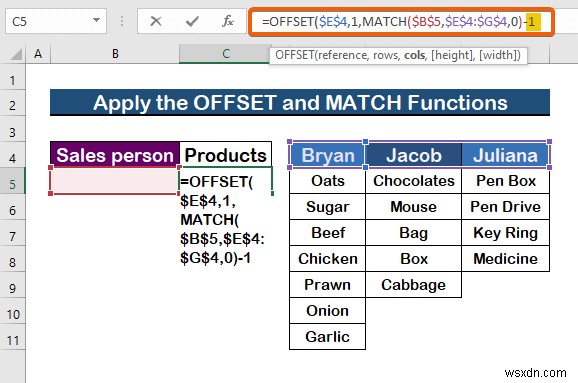 วิธีการเปลี่ยนรายการแบบหล่นลงตามค่าของเซลล์ใน Excel (2 วิธี) 