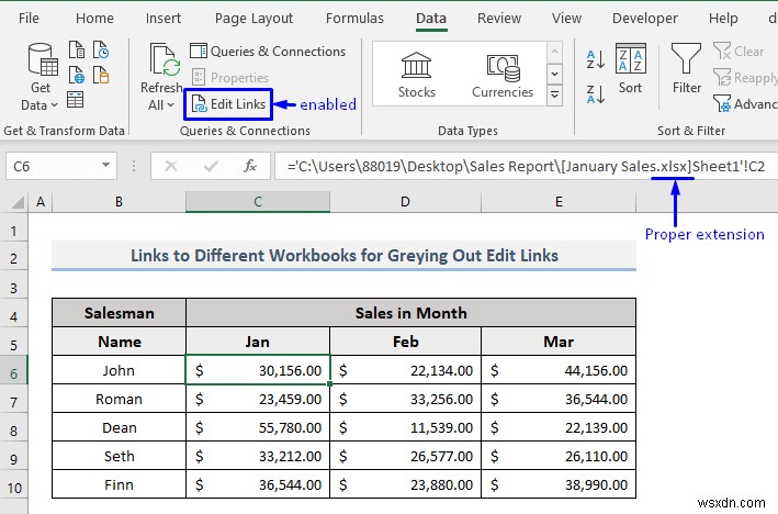 7 โซลูชันสำหรับ Greyed Out แก้ไขลิงก์หรือเปลี่ยนตัวเลือกแหล่งที่มาใน Excel 