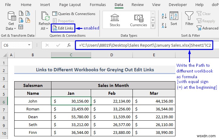 7 โซลูชันสำหรับ Greyed Out แก้ไขลิงก์หรือเปลี่ยนตัวเลือกแหล่งที่มาใน Excel 