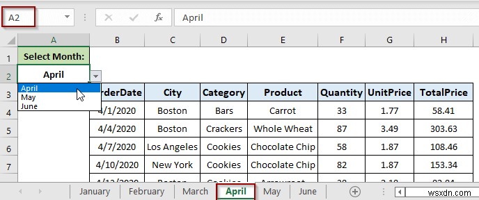 วิธีการสร้างรายการแบบหล่นลงไฮเปอร์ลิงก์ไปยังชีตอื่นใน Excel
